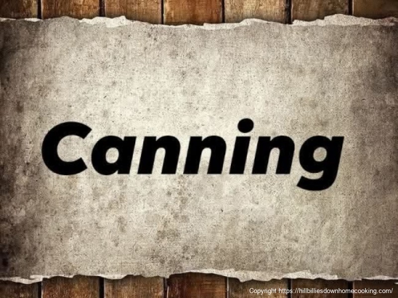 Canning