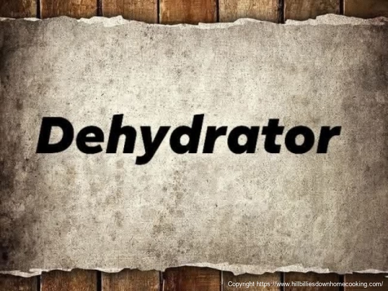 Dehydrator